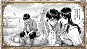 自信をなくしたオイゲンにハイデマリーが「あなたは全部自分でやってましたよ」と真摯に語りかける、信頼関係が描かれた名シーン